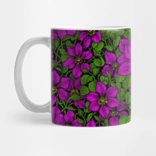 Pink Clematis vine Mug